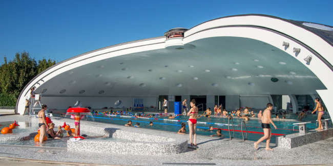 Piscine tournesol de Lingolsheim, bébé nageur et pataugeoire