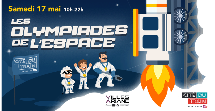 Les Olympiades de l’Espace à la Cité du Train à Mulhouse