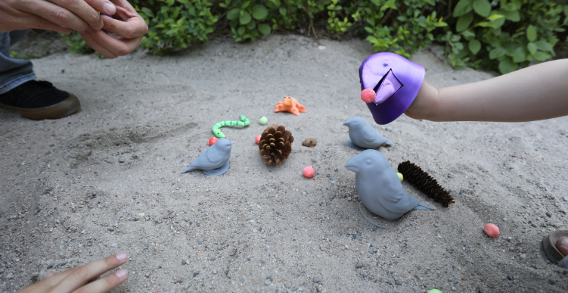 Drôles de becs , atelier famille des vacances d'été au Vaisseau à Strasbourg