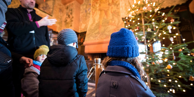 Le Château du Haut-Koenigsbourg décoré pour Noël kidklik alsace sortie famille 