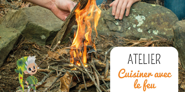 Atelier famille : cuisiner avec le feu à la Ferme d'Argentin pendant les vacances d'hiver en Alsace kidklik alsace