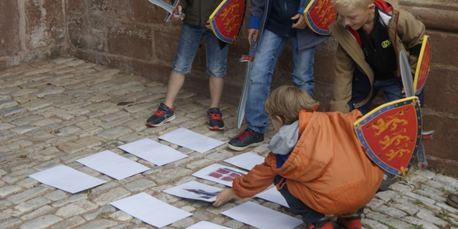 Atelier enfant « crée ton blason » au château de Lichtenberg kidiklik alsace 67