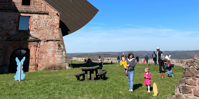 La Grande chasse aux oeufs pour les enfants du château de Lichtenberg ! 