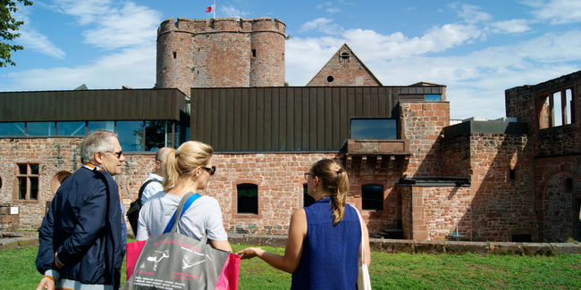 Visites flash et animations de l'été au château de Lichtenberg, sortie en famille