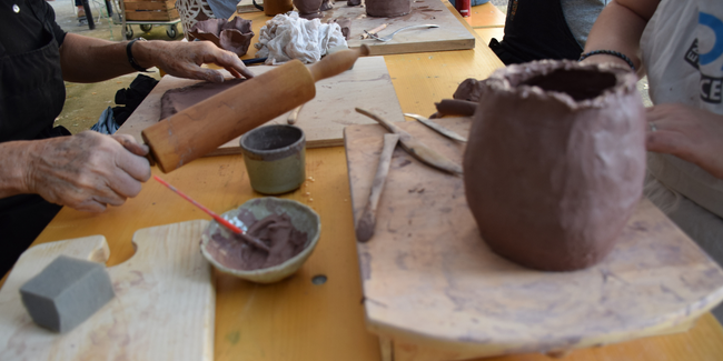 Atelier ado/adultes : poterie au colombin aux Ateliers de la Seigneurie à Andlau