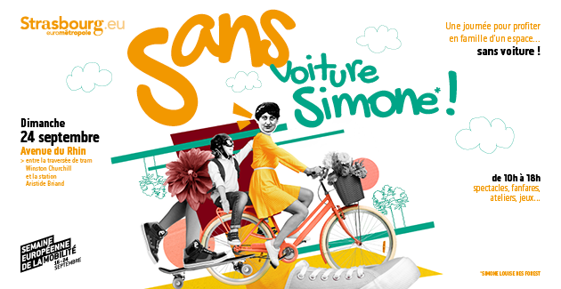 Sans voiture Simone : L'avenue du Rhin devient pietonne le temps d'une journée.