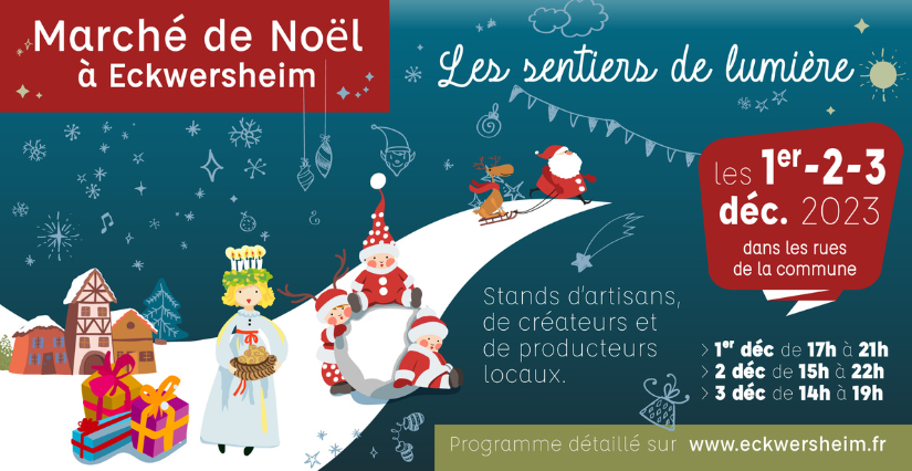 Marché de Noël et animations pour les enfants à Eckwersheim 