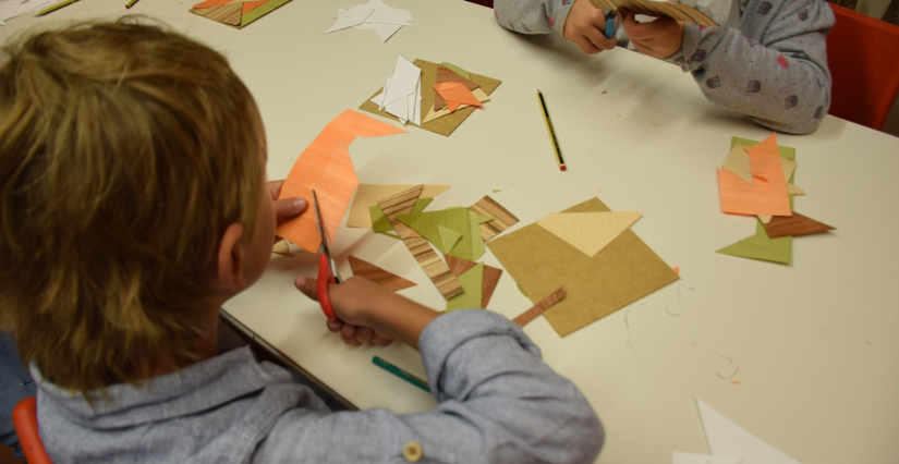 Atelier parent-enfant : marqueterie à quatre mains