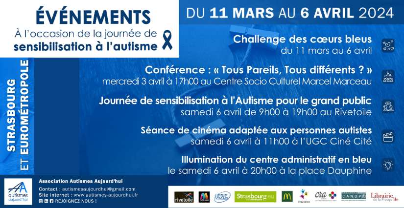 Journée de sensibilation à l'autisme : ateliers, concert, maquillage et spectacle