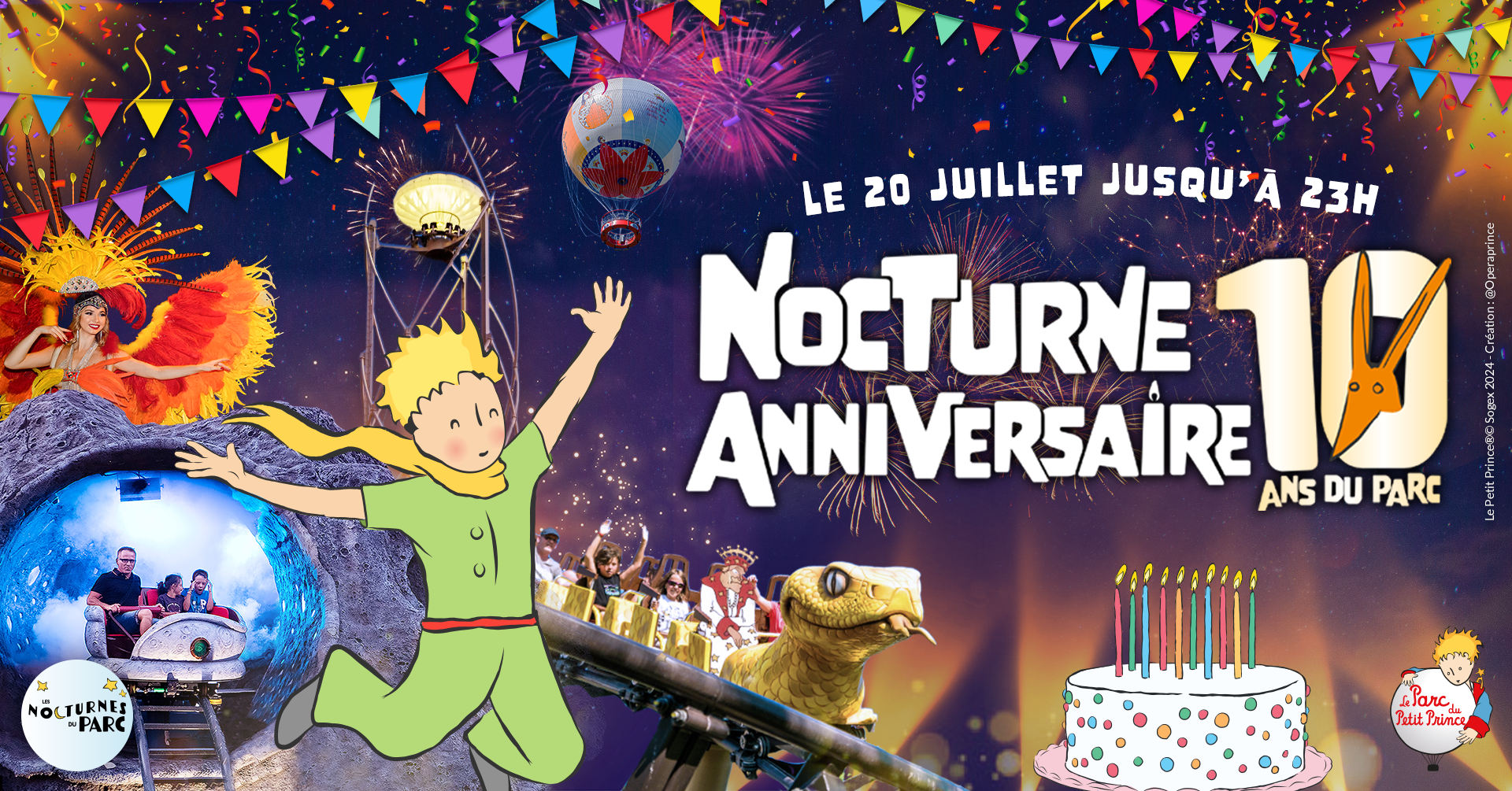 Journée et nocturne anniversaire du Parc du Petit Prince