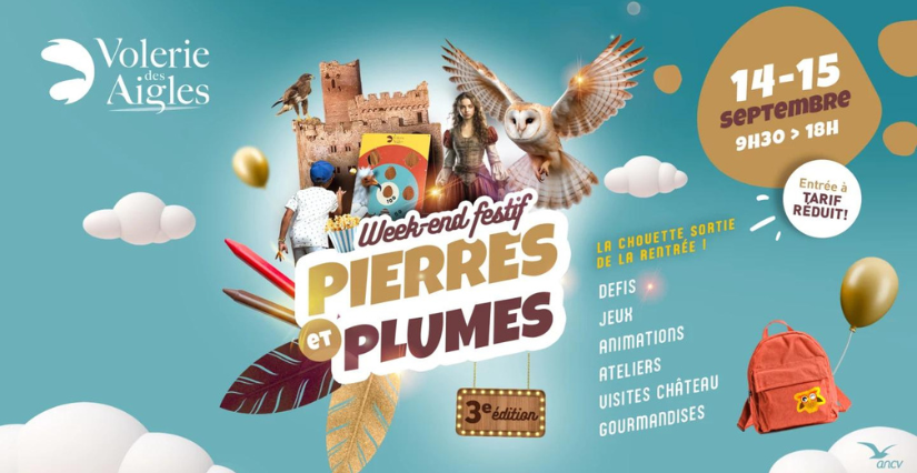 Journées festives de rentrée à la Volerie des Aigles : sortie en famille en Alsace