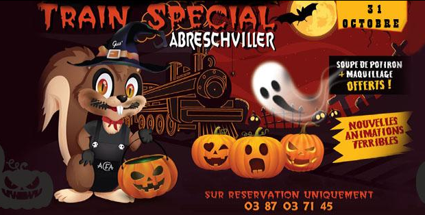 Train d'Halloween de d'Abreschviller ( 57)