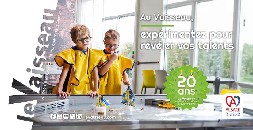 Le Vaisseau fête ses 20 ans : 2 décennies de science, de rires et de souvenirs en famille !