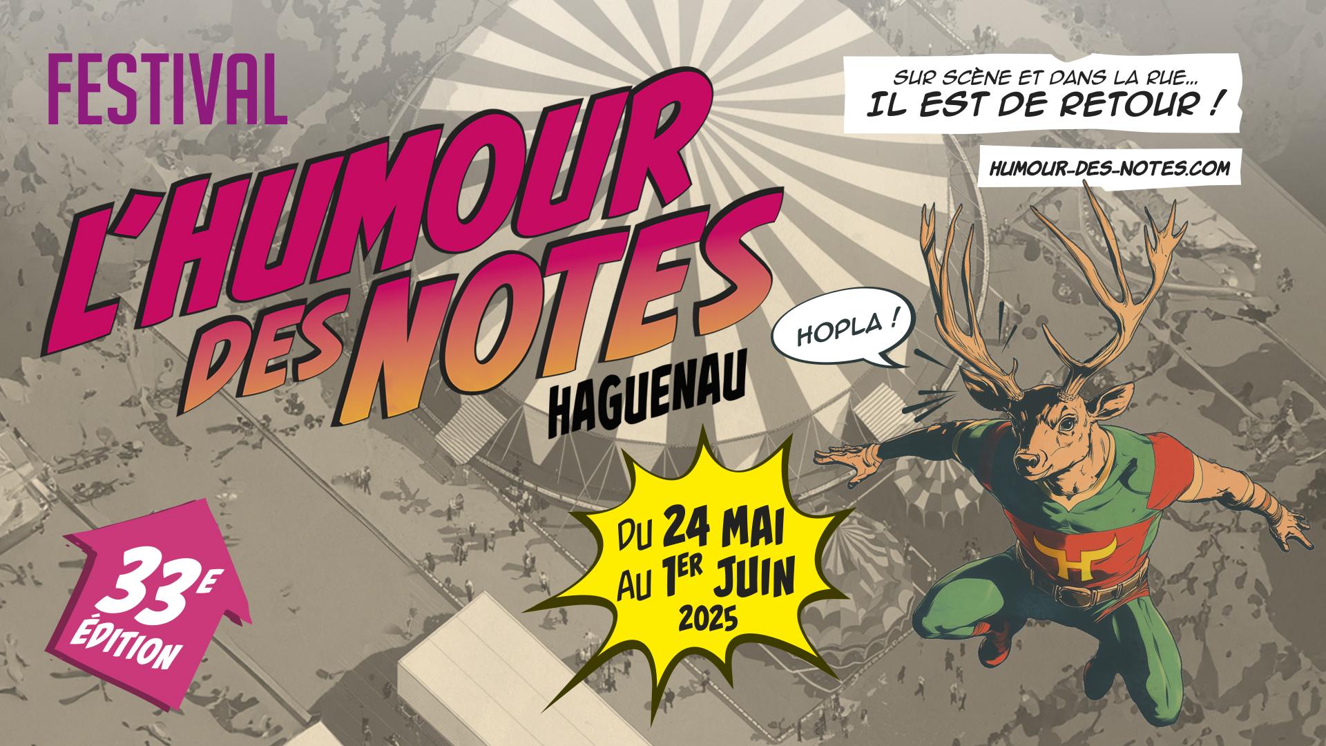 Festival L'Humour des notes en famille à Haguenau : spectacles de rue, cirque, théâtre...