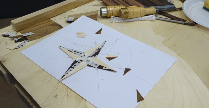 Atelier créatif tout public : marqueterie à La Seigneurie, Andlau