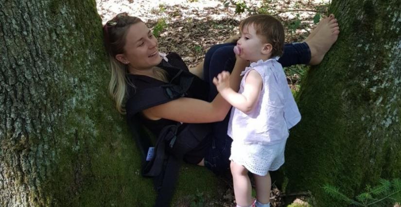 YogArbre, animation parents - enfants pendant les vacances d'été, en forêt à Gambsheim