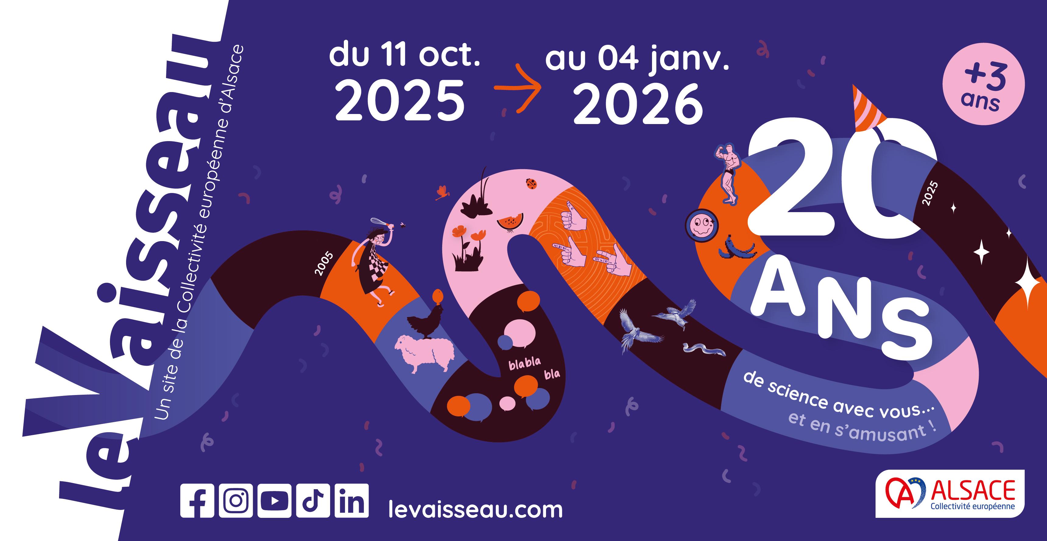 Exposition : 20 ans de science au Vaisseau 