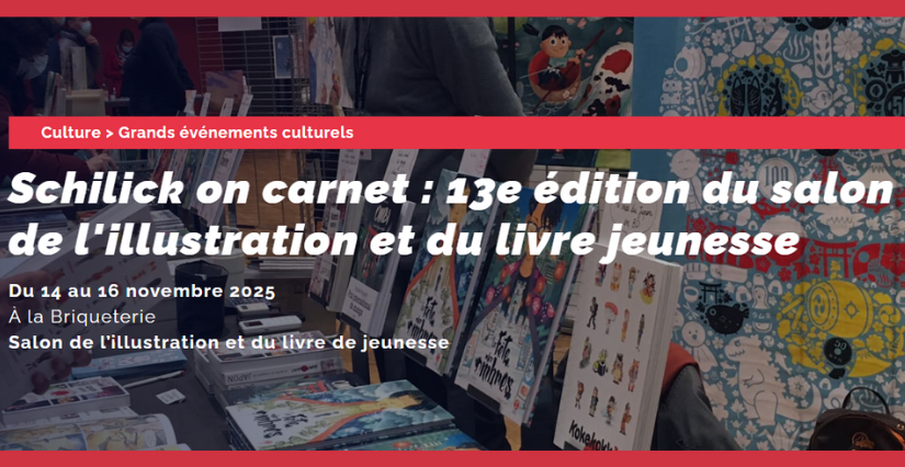 Schilick on carnet : Salon de l'illustration et du livre jeunesse