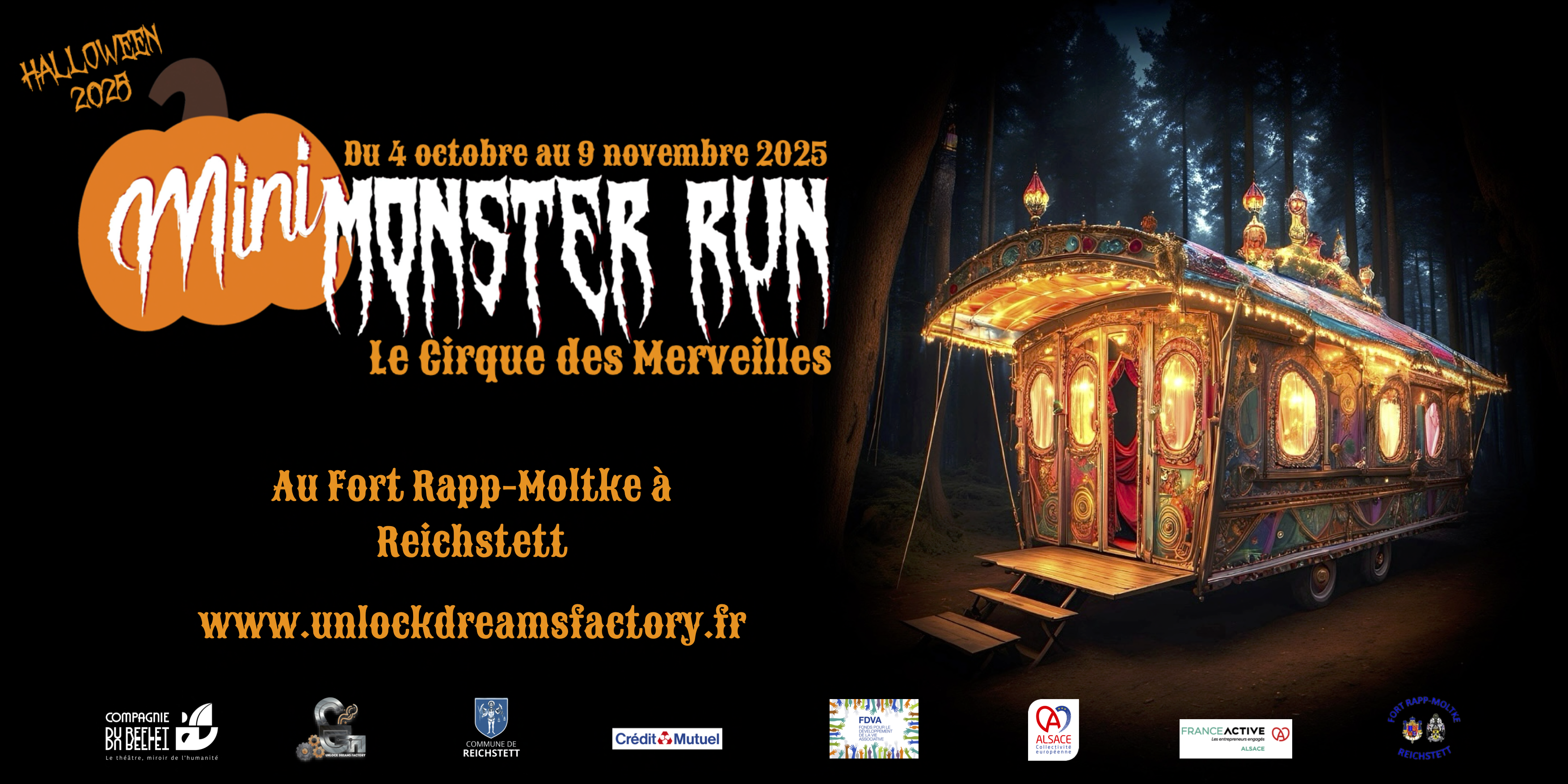 La Mini Monster Run : parcours déambulatoires immersif pour Halloween