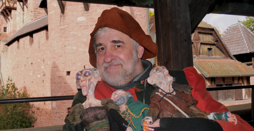 Spectacle de marionnettes pendant les vacances de Noël au Château du Haut-Koenigsbourg