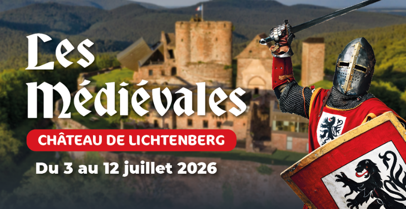 Fête médiévale au château de Lichtenberg, sortie en famille en Alsace