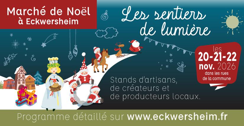 Marché de Noël et animations pour les enfants à Eckwersheim : des belles fermes Alsaciennes, des artisans et des chevaux !