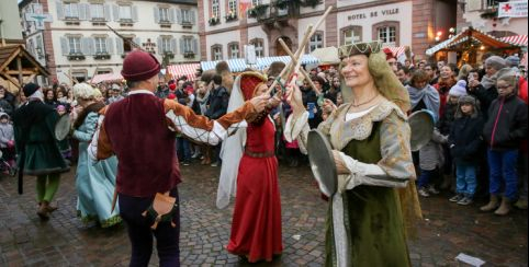 Marché de Noël médiéval à Ribeauvillé 