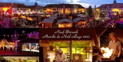 Marché de Noël Village 1700 : Noël au temps de Vauban à Neuf-Brisach (68)